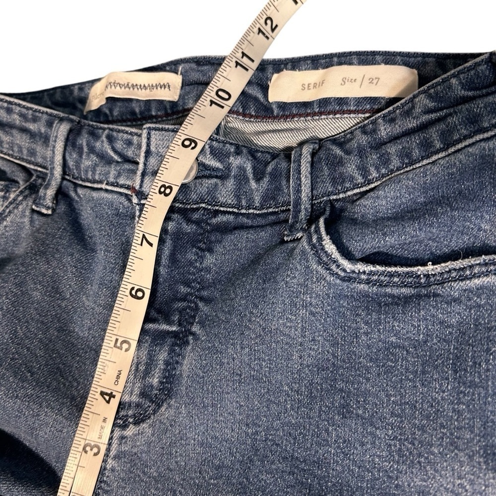 Pilcro and the Letterpress Serif Dark Wash Denim Jeans Sz 27 - Picture 11 of 16